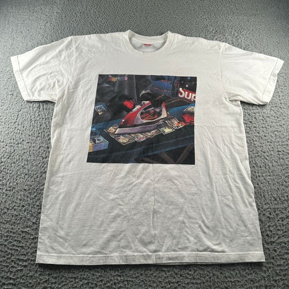 Supreme Other - Supreme Gas Tee Shirt Mens L Iron Money Graphic Always Open Back Logo Streetwear